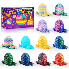 Impossmaker crystal dragon egg with color inside, a tactile fidget-ready display.