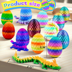 Impossmaker dragon eggs reveal intricate scales and realistic features up close.