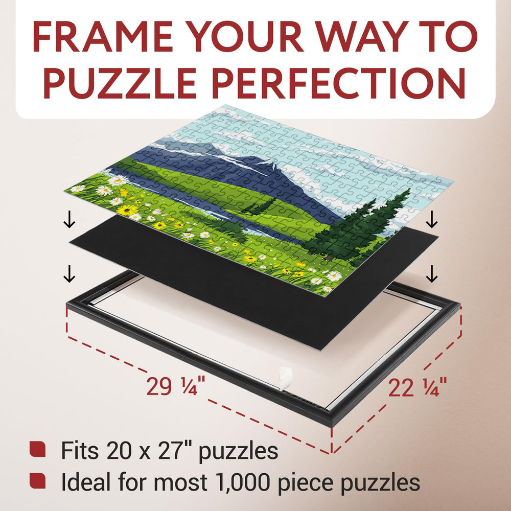 IMPRESA Jigsaw Frame Kit wall-hanging option supports portrait or landscape layouts