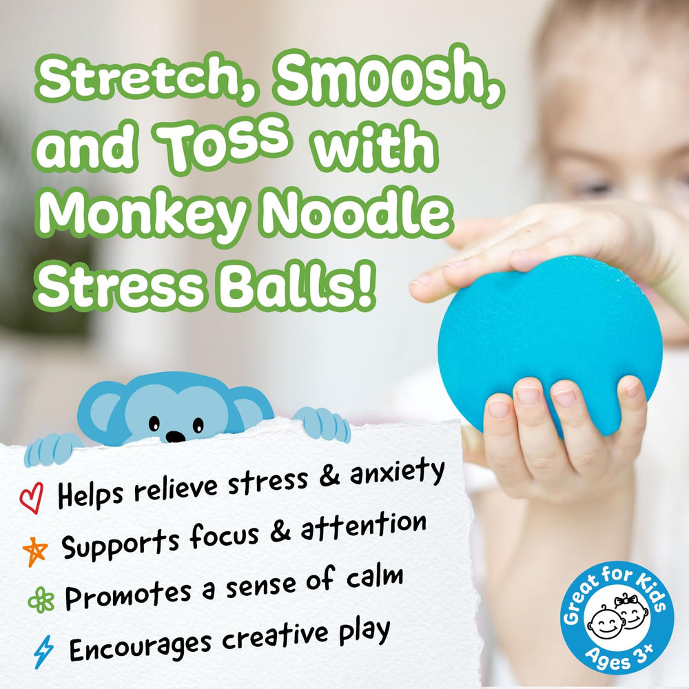 IMPRESA Squishy Stress Ball Navy enhances concentration with portable stress relief