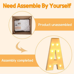 imprsv foam sign is easy to assemble for quick event setup.
