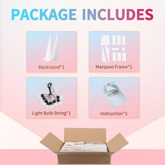 imprsv light-up marquee numbers backdrop adds glow to events