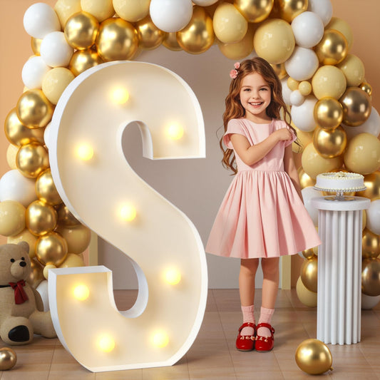 imprsv marquee letters 3ft frame assembly showcased as a party focal point