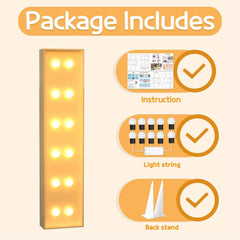 Imprsv Marquee Letters 4ft Party Decor glow enhances photos and guest experience.