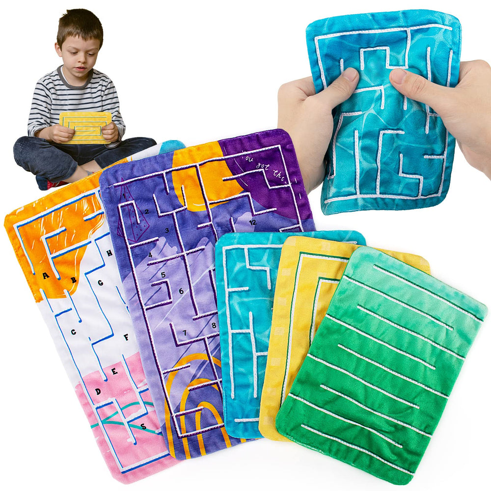 Inbeby Marble Maze Mat 5-pack with soft texture for focused, calming play