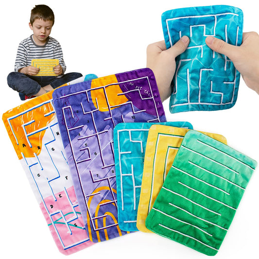 Inbeby Marble Maze Mat 5-pack with soft texture for focused, calming play