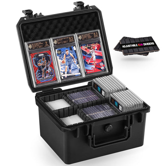 INCHOICASES Card Case with large interior holds 250+ cards securely.