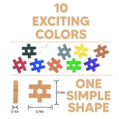 KADU pieces aiding color recognition and early cognitive skills.