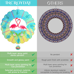 Incroyday garden decor wind spinner for outdoor spaces and porches