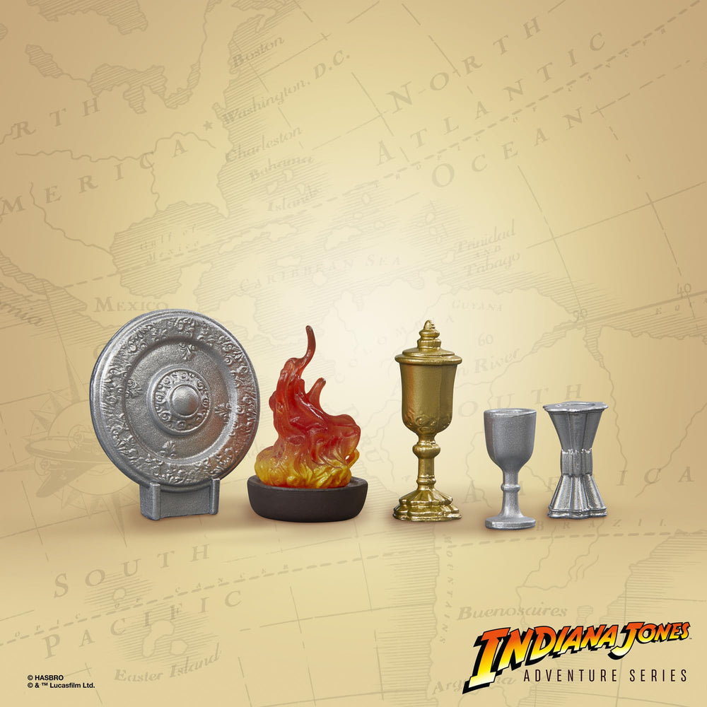 Indiana Jones collectible toy packaging suitable for gifting.