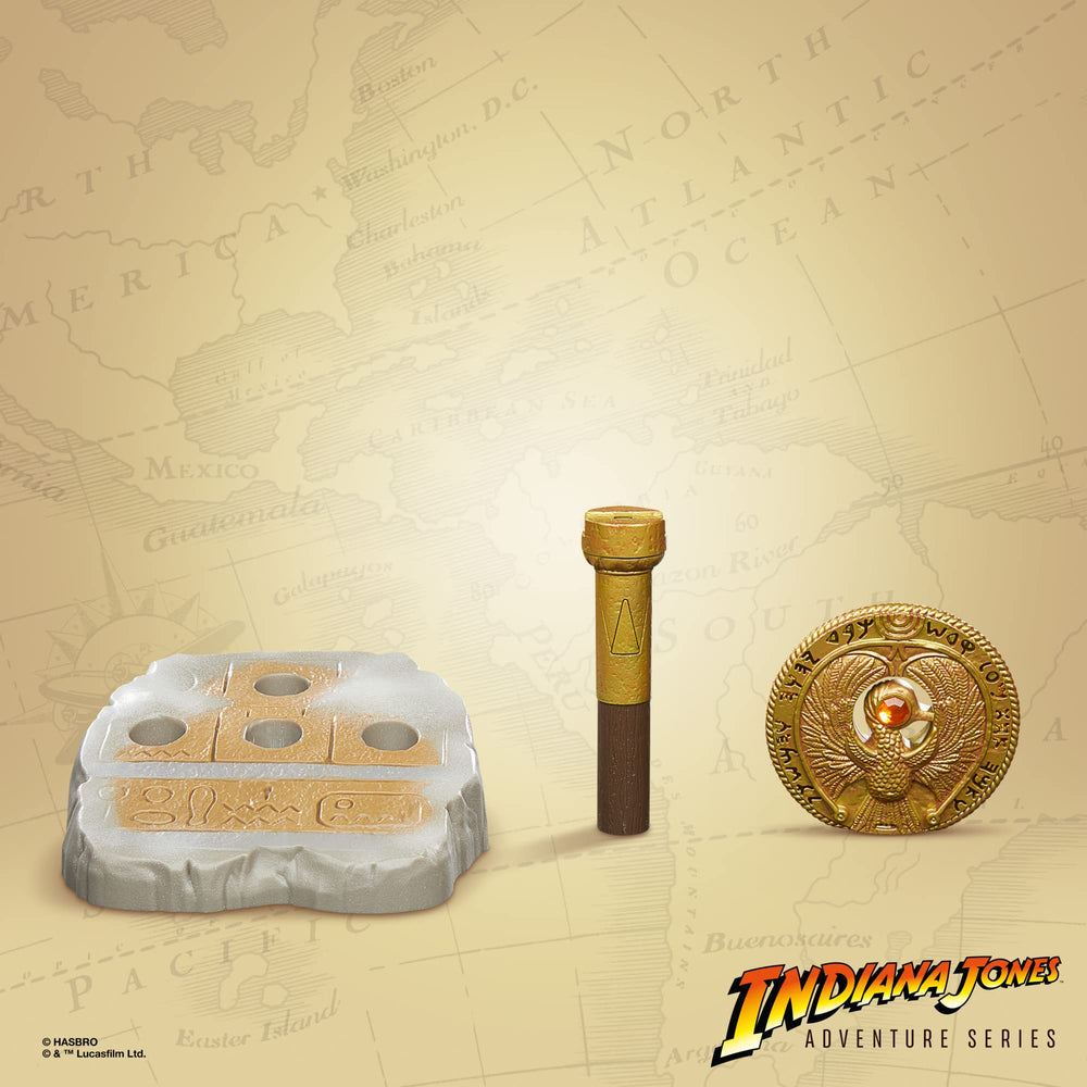 Indiana Jones electronic talisman offers interactive elements to enhance cosplay scenes.