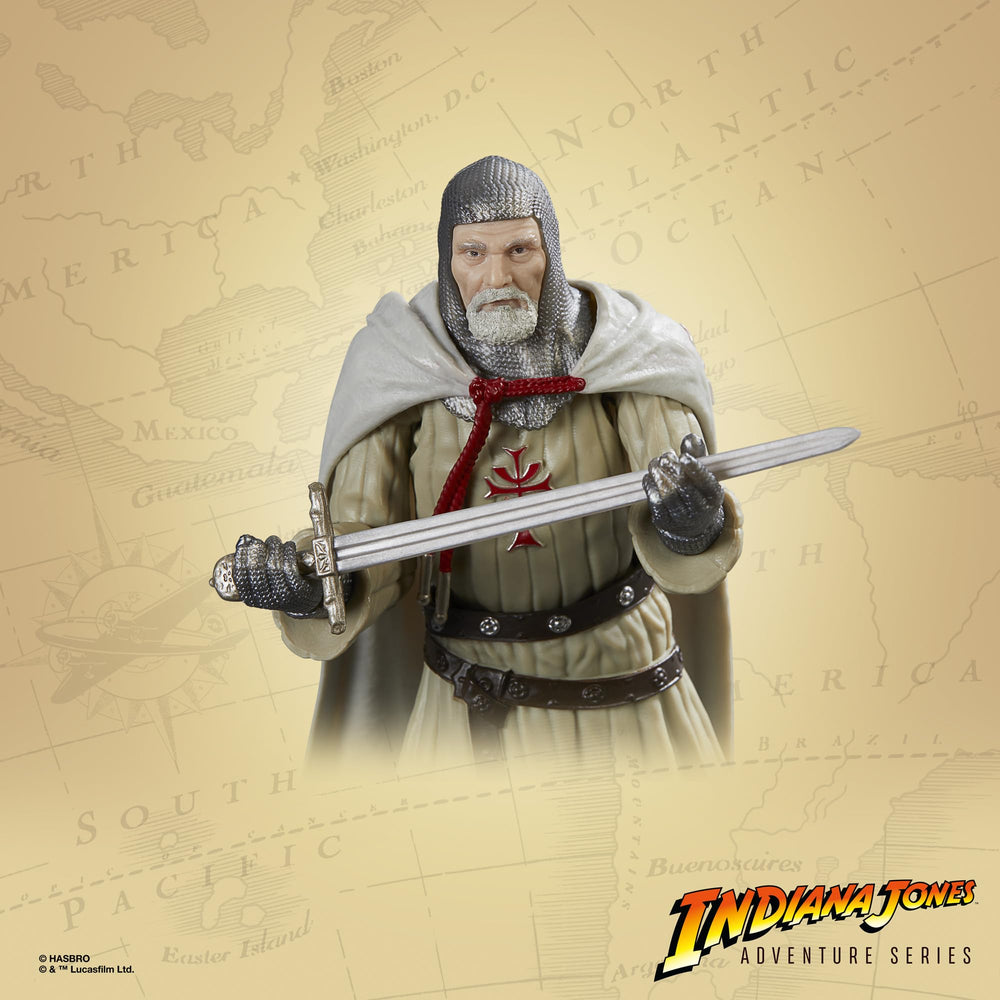 Indiana Jones Grail Knight sword accessory enhances action play.