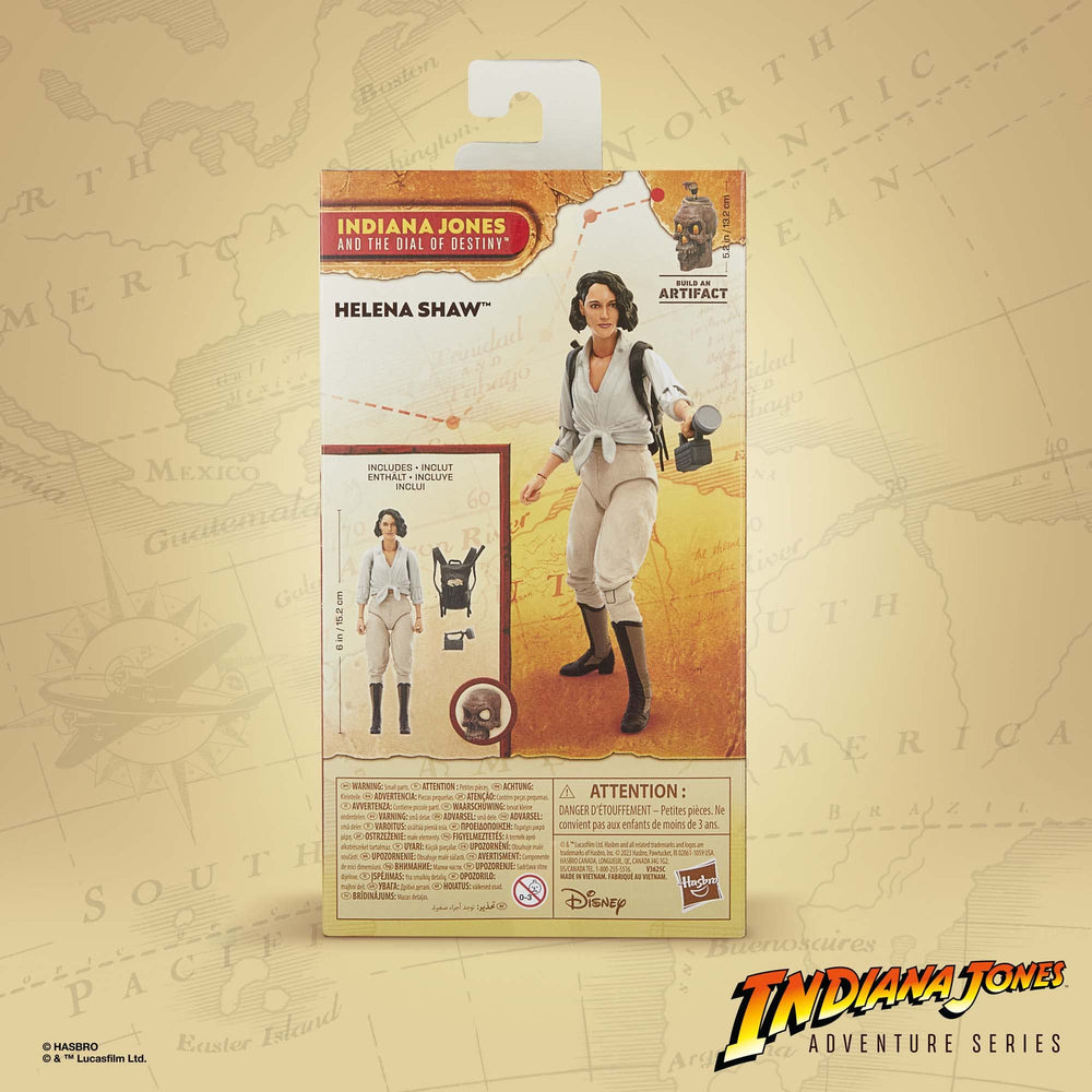 Indiana Jones Helena Shaw packaging is gift-ready and shelf-friendly