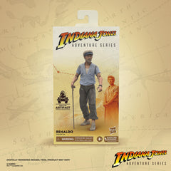 Indiana Jones Renaldo back view for display and collection.