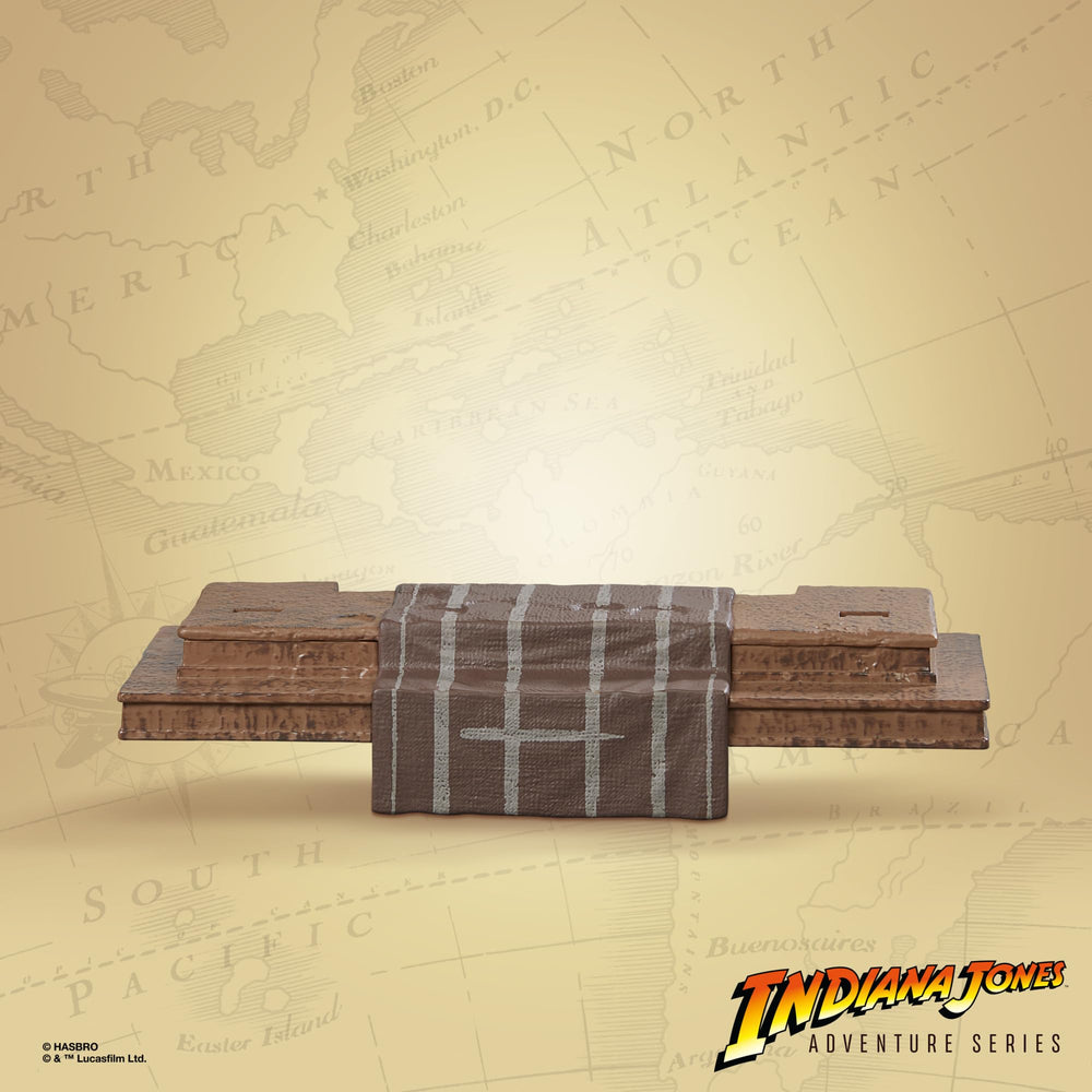 Indiana Jones Renaldo premium deco detailing close-up.