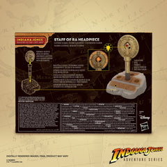 Indiana Jones staff with display base for premium shelf-ready collection.