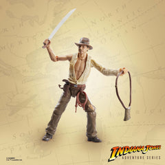Articulation close-up of Indiana Jones Temple of Doom figure for flexible posing.