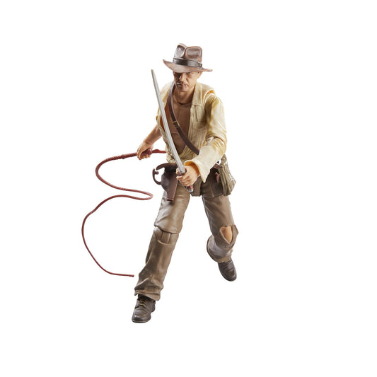 Indiana Jones Temple of Doom figure front view with poseable articulation for dynamic posing.