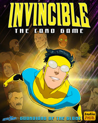 Indie Boards and Cards Invincible Guardians of the Globe play session image demonstrates 2-4 player teamwork.