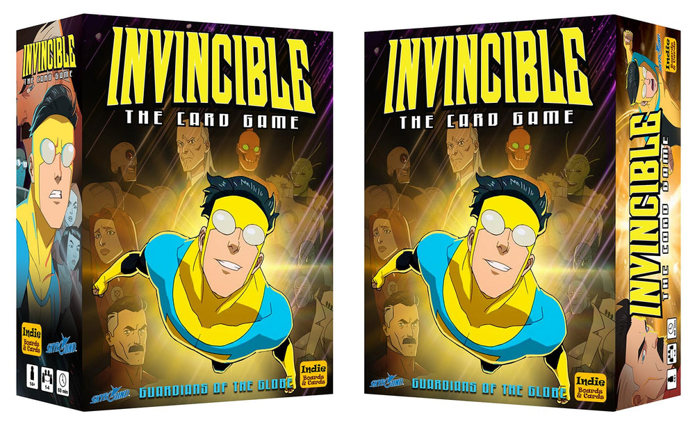Indie Boards and Cards Invincible Guardians of the Globe tokens showcase power-ups for dynamic turns.