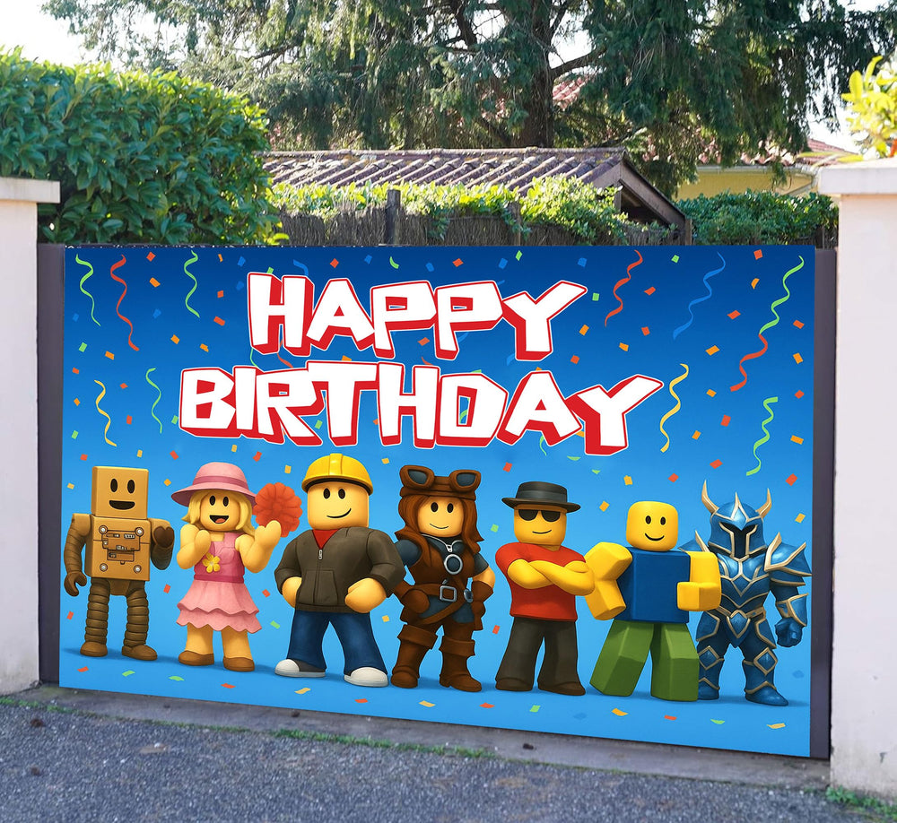 IndoTribe happy birthday banner for boys creates a bold festive focal point