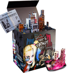 Infinite Rabbit Holes Arkham files box front invites family mystery night