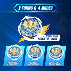 Infinity Nado spinning top dynamic battle highlights fast spins and strategy.