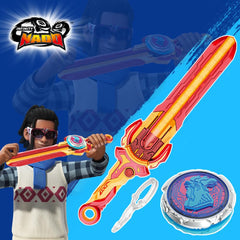 Infinity Nado spinning top with sword launcher for boosted power