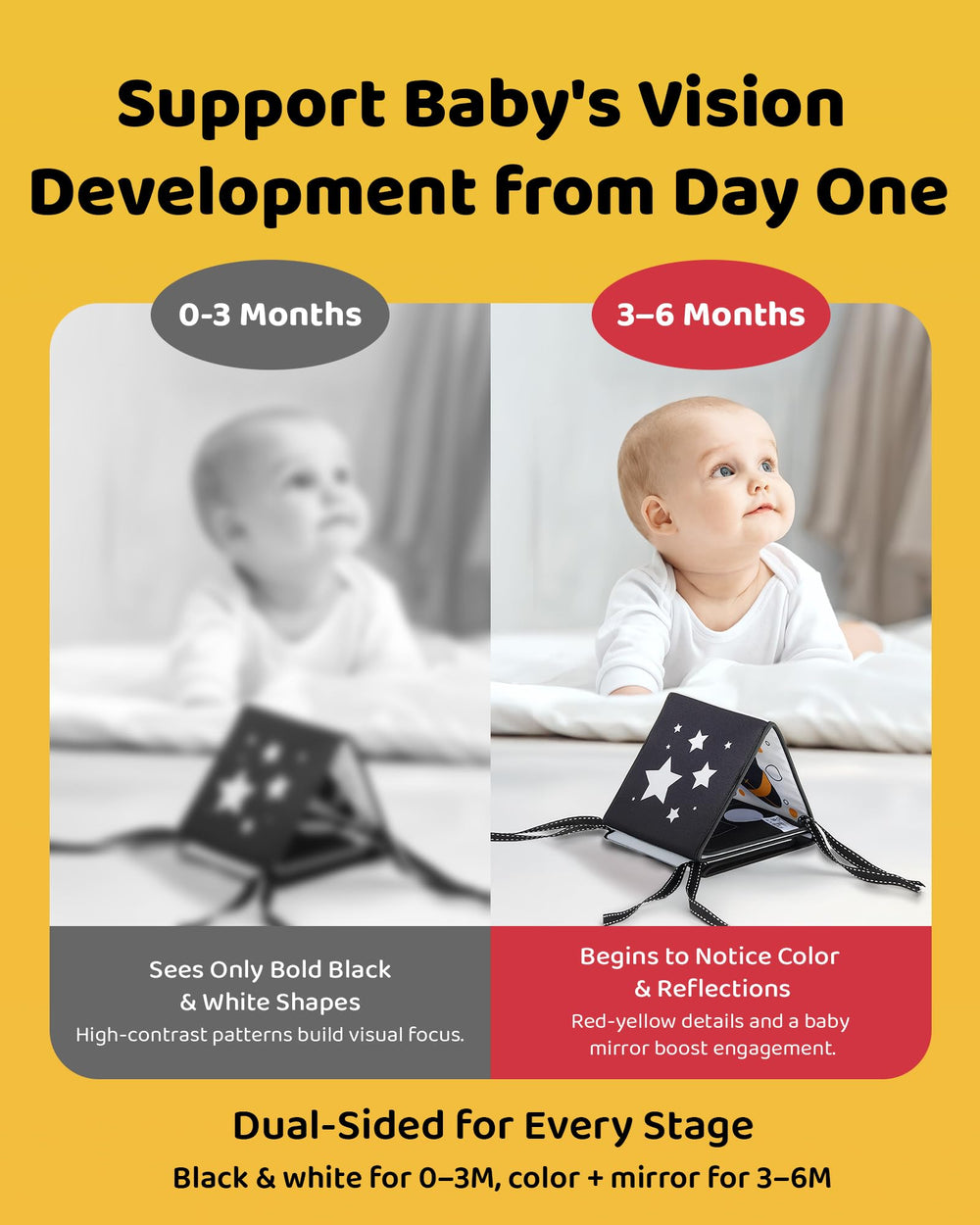Infinno crinkle cloth adds gentle auditory cues for baby engagement