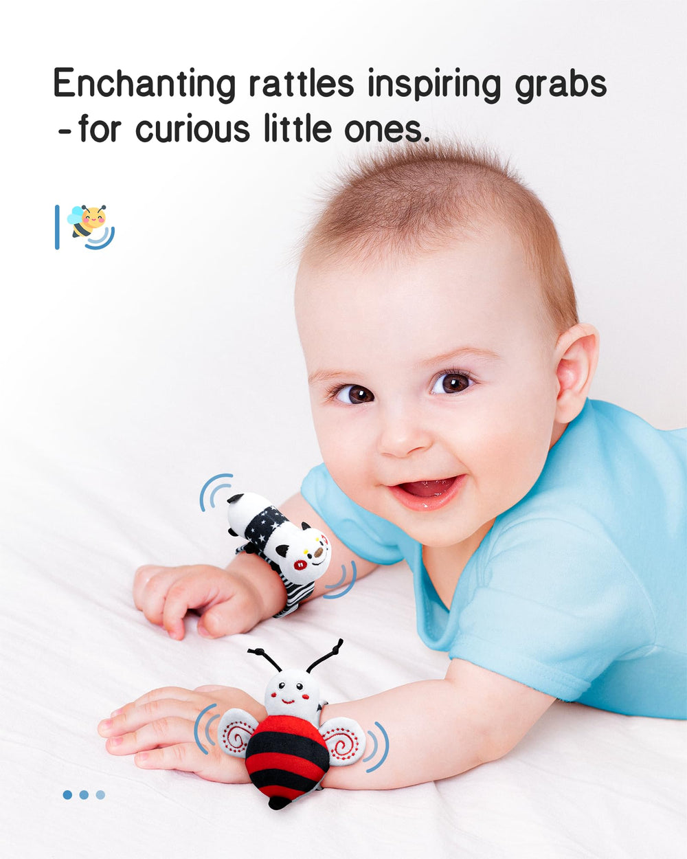 Infinno foot finders socks invite baby to explore with feet and hands