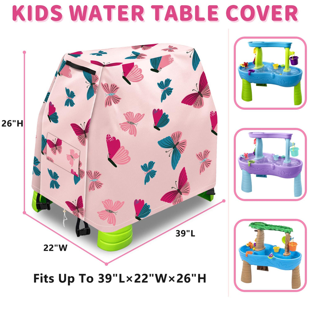 Infowush Water Table Cover keeps rain and dust out with sealed seams.