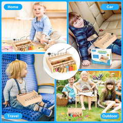 INIFEIDALA portable Montessori board ideal for travel and learning on the go.