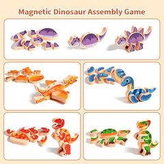 INIFEIDALA wooden-dino-tail-parts enable diverse dinosaur designs and storytelling.