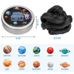 INNER-ACTIVE Play Putty Mercury charm supports focus during learning and space-themed exploration.