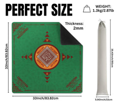 InnoBeta Mahjong Mat waterproof surface supports smooth tile movement and easy cleaning.