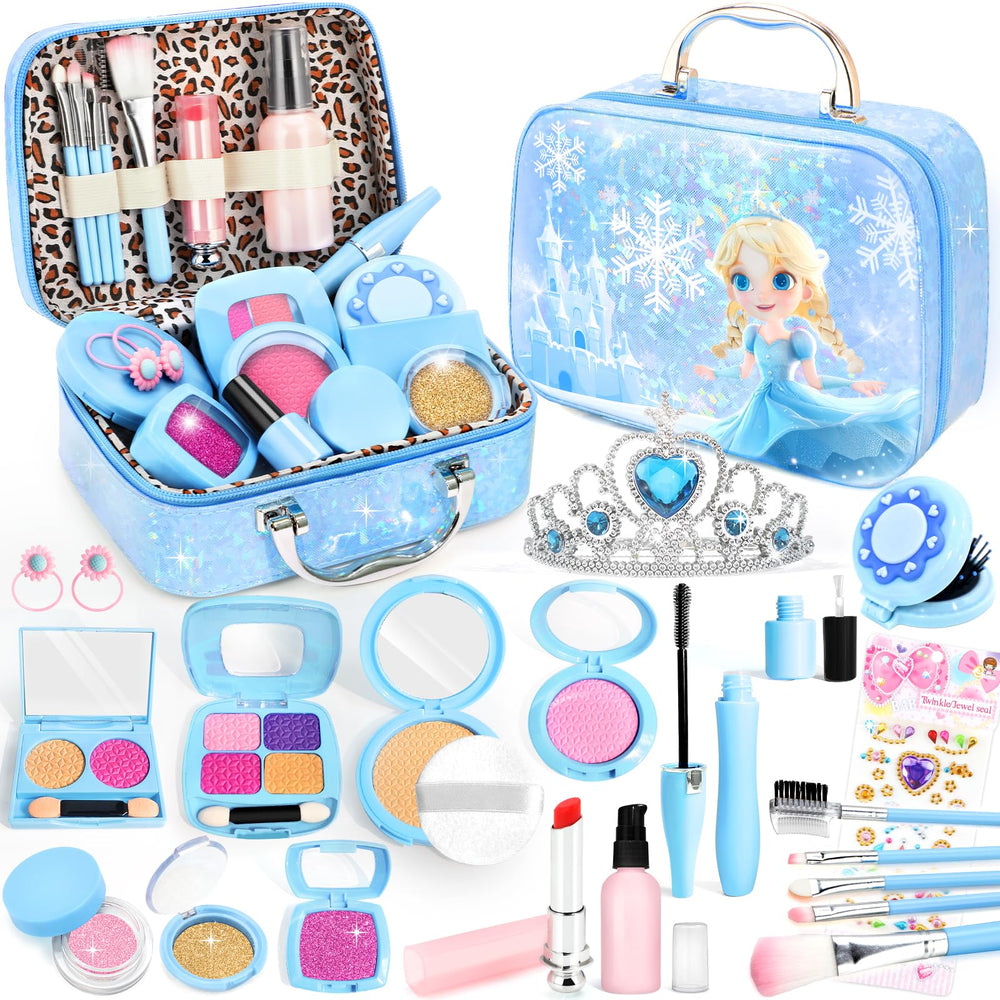 INNOCHEER toddler makeup kit case for organized pretend play and safe imagination