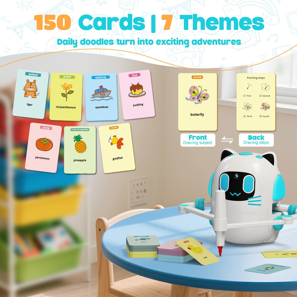 Innofans drawing robot 12 color pens offer vibrant drawing options