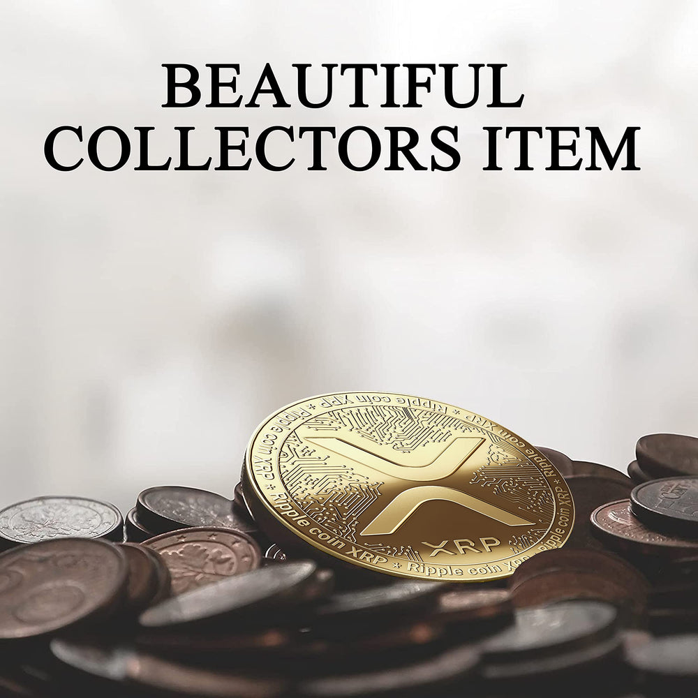 InnoGadgets XRP coin in protective case demonstrates secure storage and display.