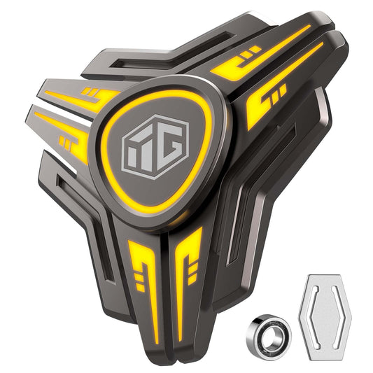 INNÔPLUS fidget spinner with metal body delivers durable, smooth spins.