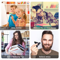 INNÔPLUS fidget spinner pocket-size design fits pockets and bags.