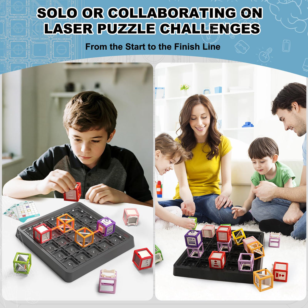 Innovakids Laser Maze challenge cards offer 60 tasks to sharpen logical thinking.
