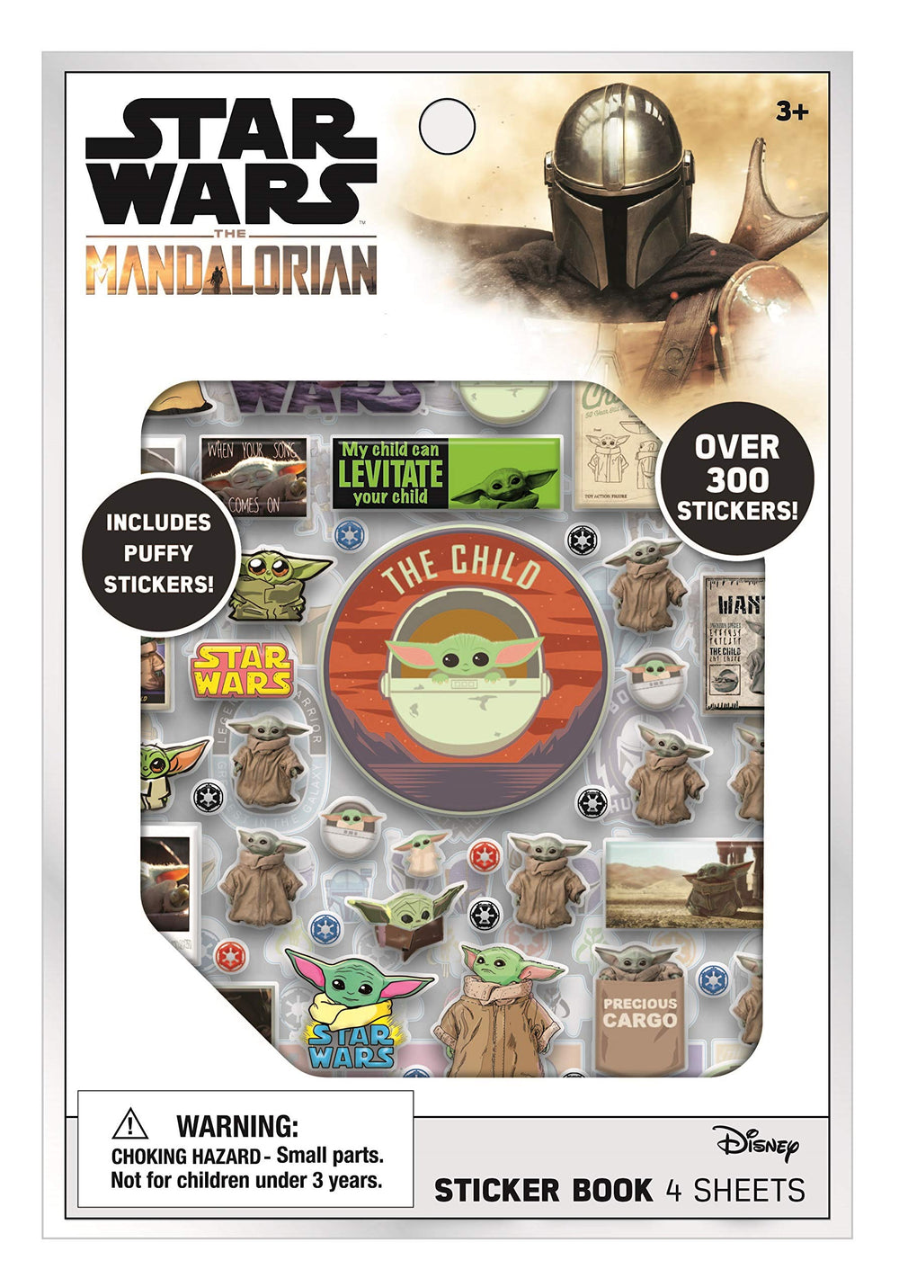 Innovative Designs Baby Yoda sticker pack cover showing the full sticker set for creative projects
