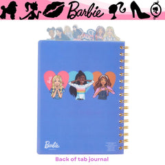Innovative Designs Barbie Tab Journal 8x7 size fits backpacks and desks.