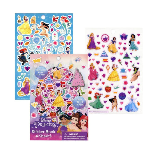 Innovative Designs Disney Princess Sticker Book cover with vibrant princess designs for creative play.