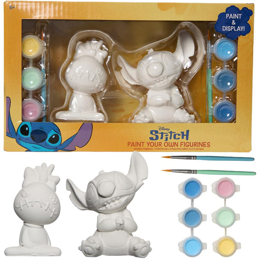 Innovative Designs Disney Stitch paint-your-own kit box inspires creativity and imaginative play.