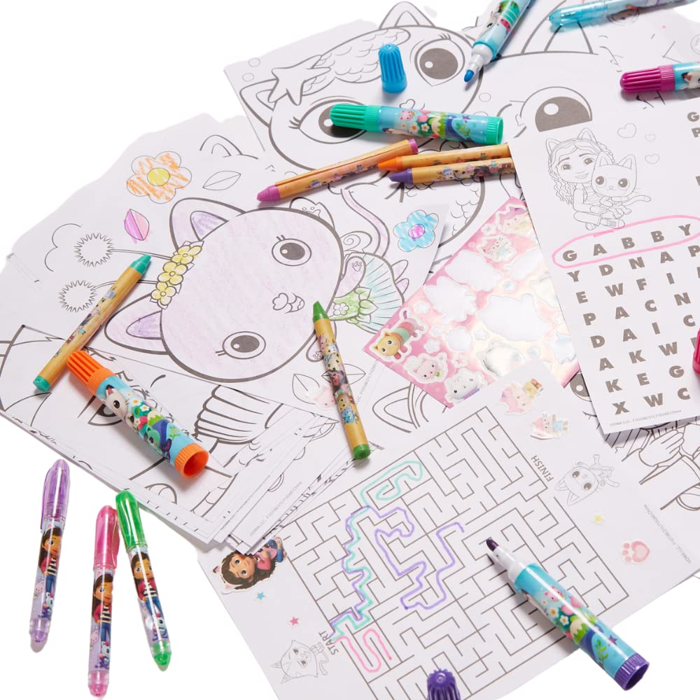 Innovative Designs Gabby's Dollhouse Deluxe stamp pad enhances stamping play.