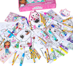 Innovative Designs Gabby's Dollhouse art set with 6 mini markers for portability.