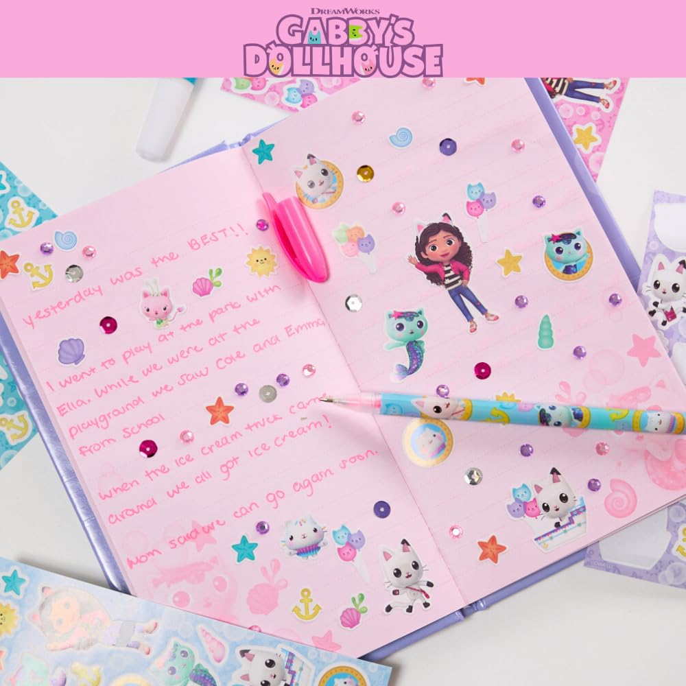 Innovative Designs Gabby’s Dollhouse Sparkle Journal sequins for glittery accents