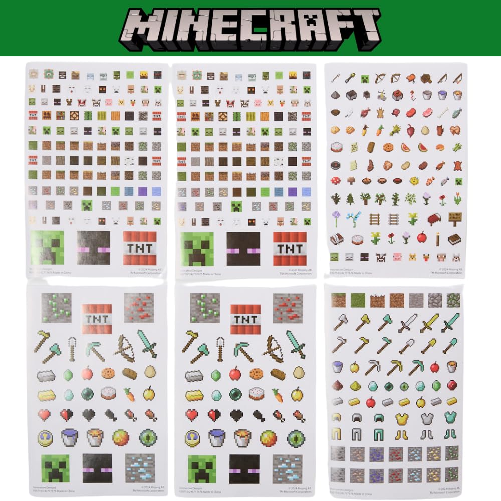Innovative Designs travel-friendly Minecraft journal for on-the-go notes