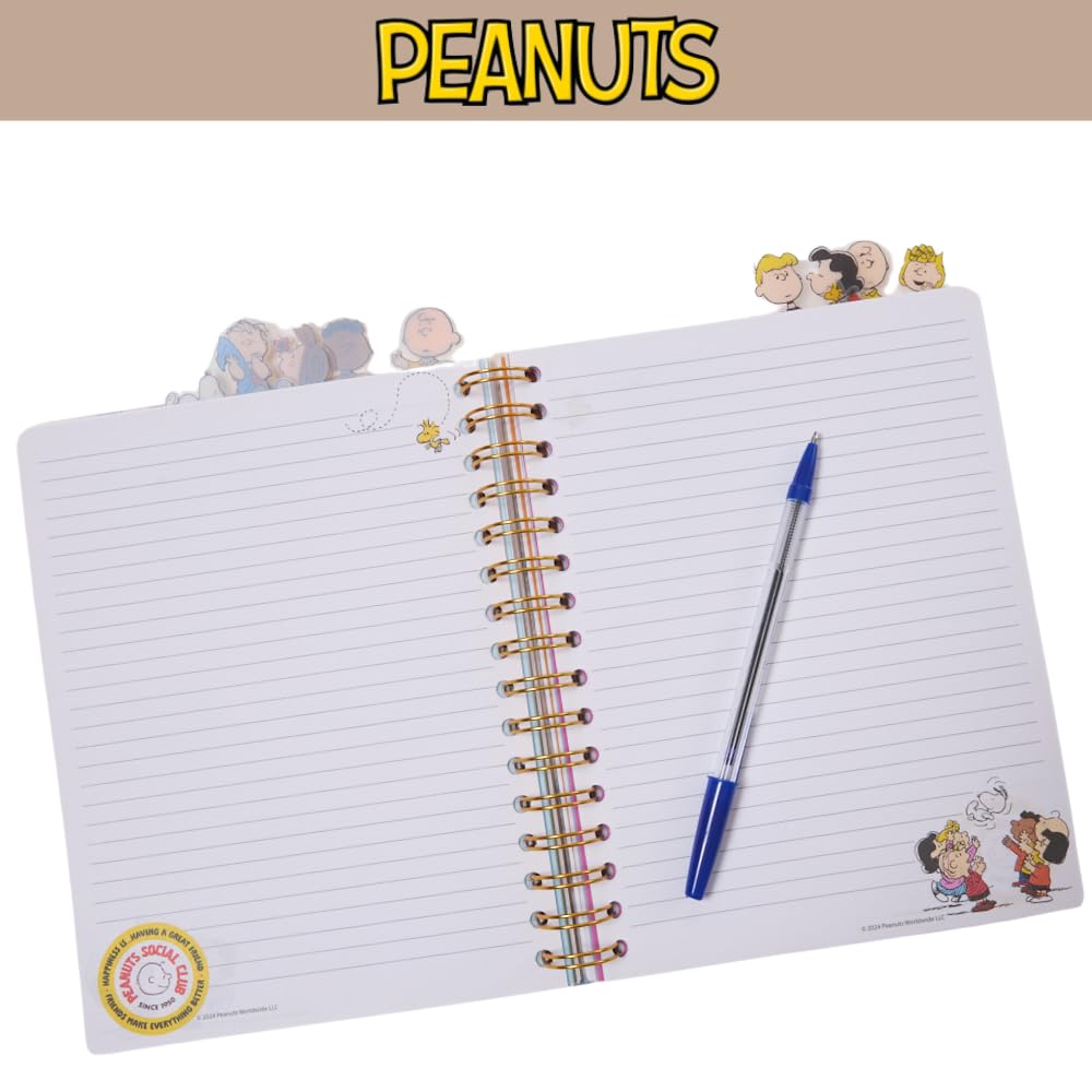 Innovative Designs Peanuts Journal features 144 lined pages for daily journaling.